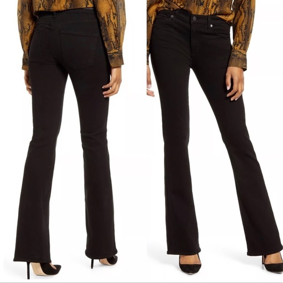 Marc Andrew’s Mini Flare. Low Rise Black Size 29 #998 - Picture 1 of 8